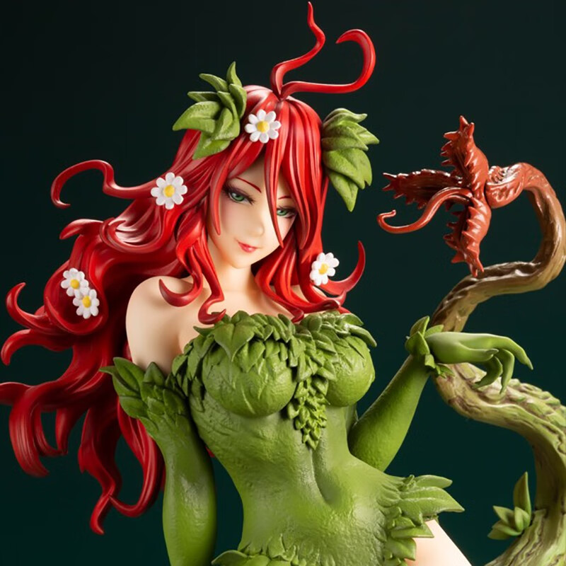 七夕情人节超级英雄 毒藤女手办英雄模型动漫美少女机箱摆件二次元