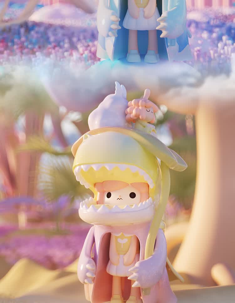 恐龙妹梦境系列盲盒 潮玩 单只盲盒(款式随机) 顺丰 整套拍12只不