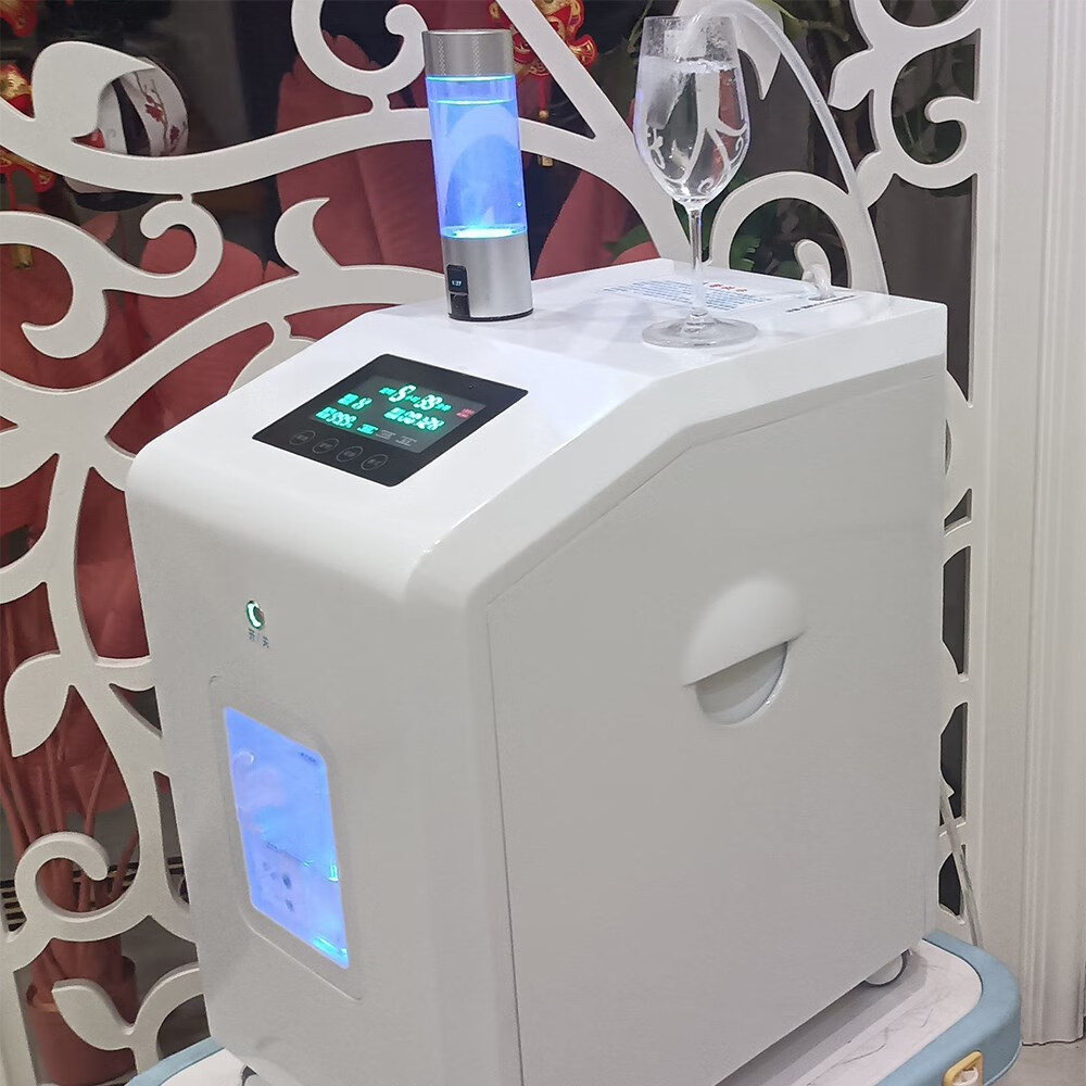 氢氧混合 富氢机 水素制氢机 吸氢气机 氢气发生器 1800ml氢氧机 白色