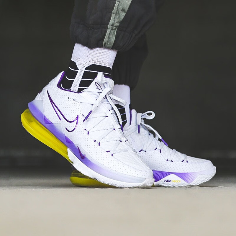 耐克nikelebronxviilowlbj17詹姆斯17黑红白绿紫男子低帮篮球鞋cd