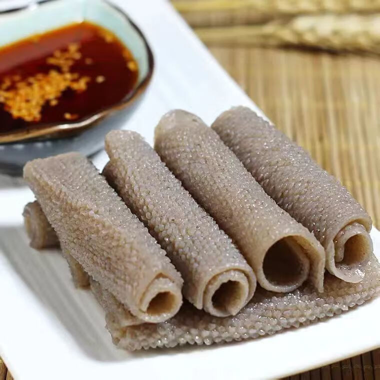 涮火锅串串香麻辣烫钵钵鸡包装素肉食材 魔芋黑色毛肚350克*2袋【图片