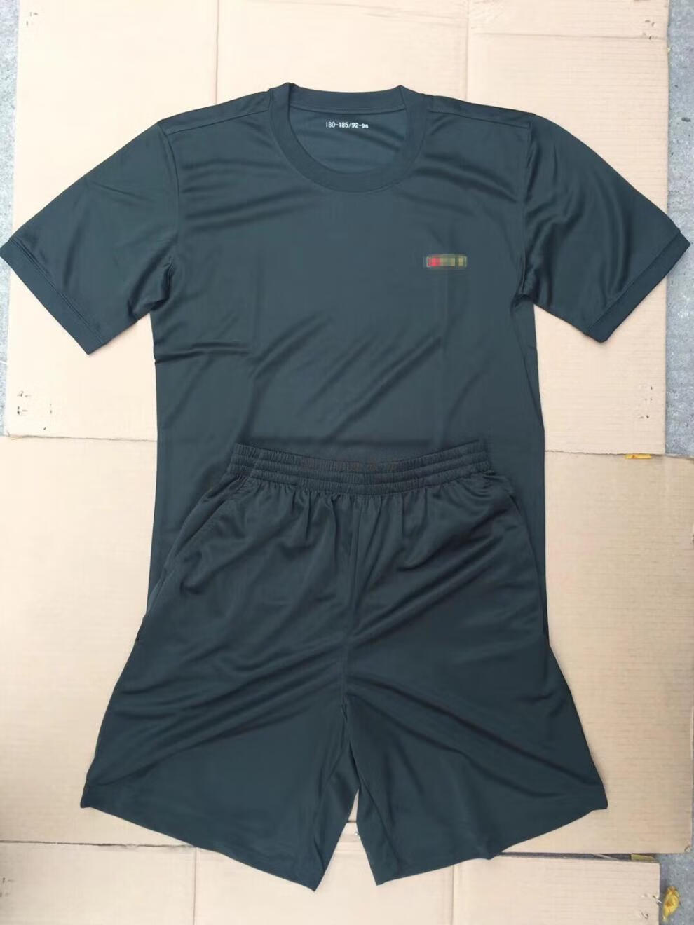 军训服t恤野战军迷服饰短袖体能户外训练服速干t恤套装绿色老式彩色海