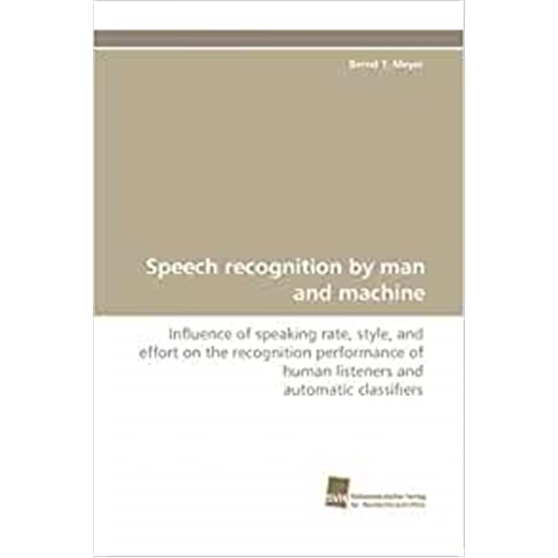 按需印刷Speech Recognition by Man and Machine[9783838121550]