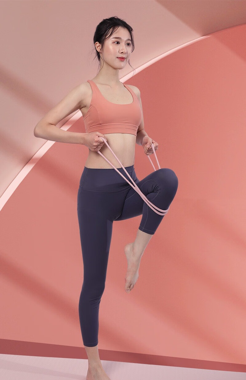 小米众筹款瑜伽8字拉力器女开背美背训练扩胸器弹力绳八字拉力绳健身