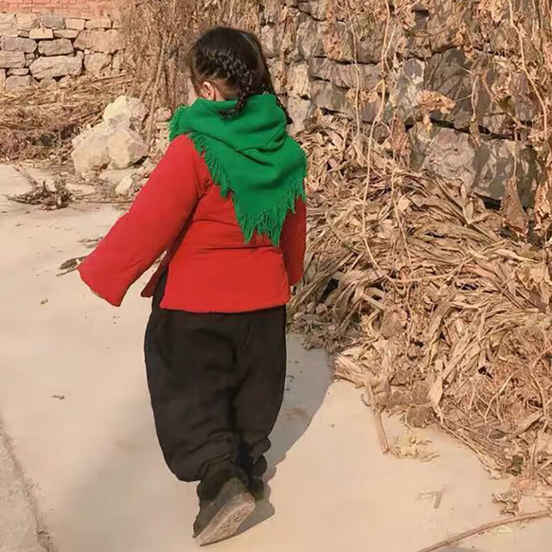 光格巾女秋冬针织中老年妇女包头方巾农村老式四方保暖奶奶围巾加厚大