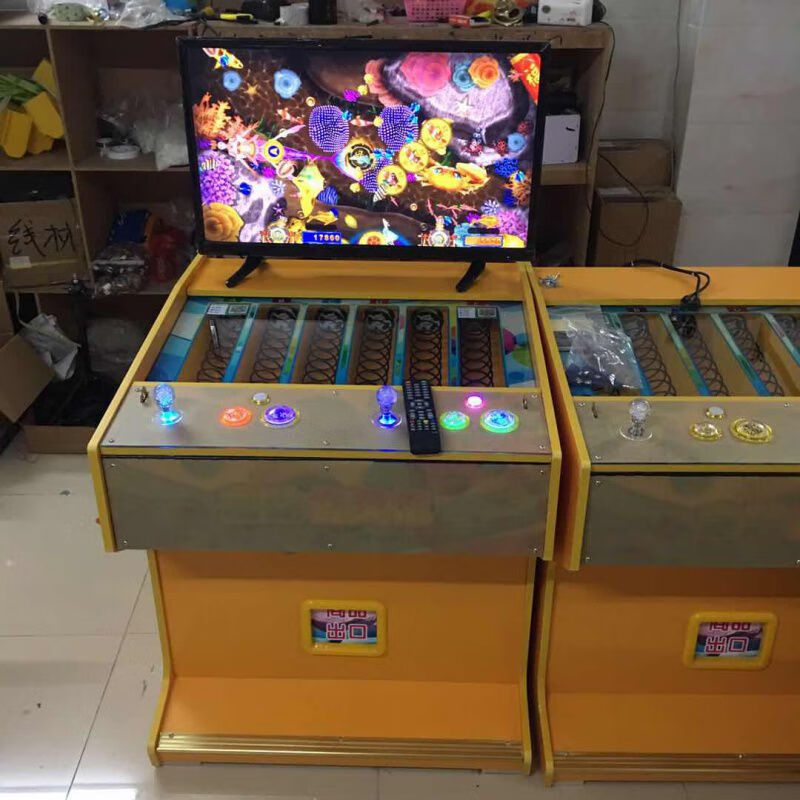 打鱼退烟机一元抢购拍烟礼品机斗地主打烟机水果机老虎财神游戏机 32