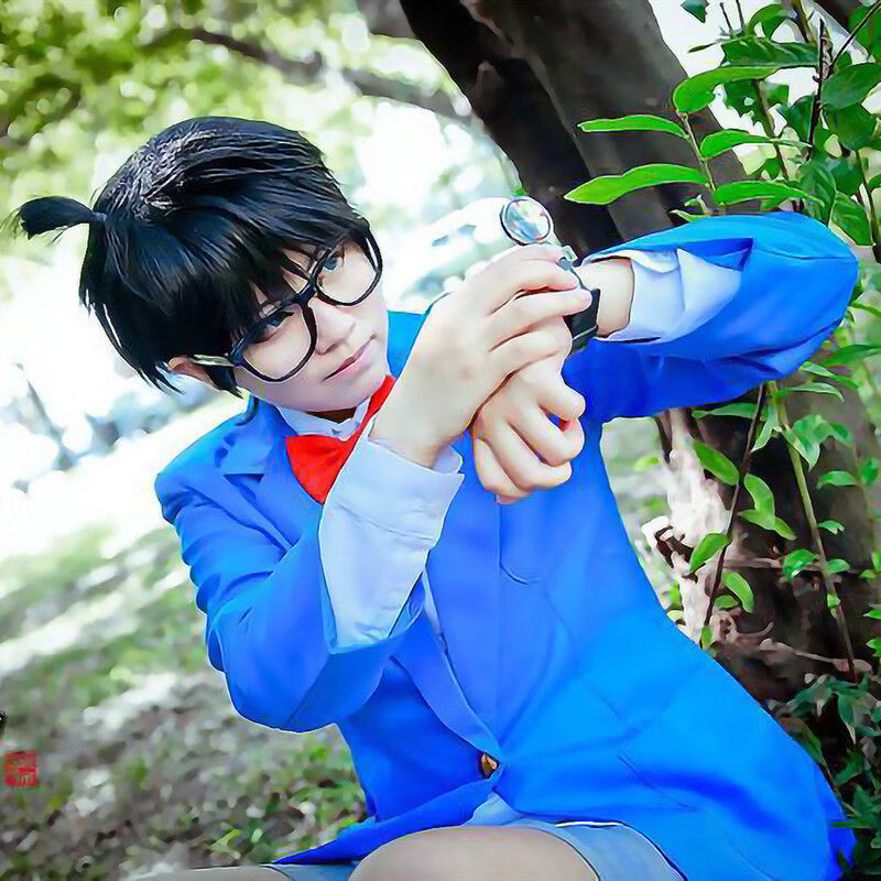 景霸【】名侦探柯南衣服基德柯南cos服cosplay服装儿童成人版全 外套