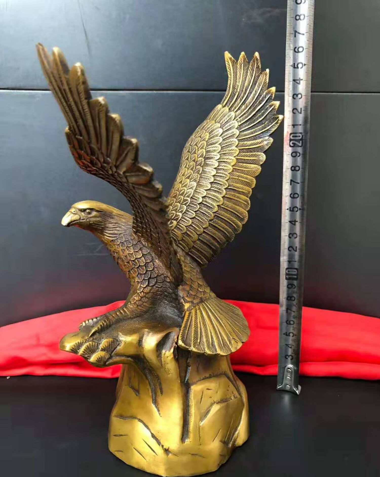 铜老鹰拼搏鹰头摆件大展宏图雄鹰展翅办公工艺礼品玄关装饰五款复古铜