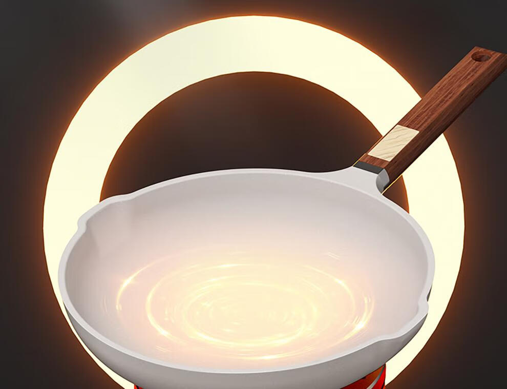 膳魔师(thermos)膳魔师麦饭石不粘锅平底锅家用煎蛋神器通用煎锅不沾