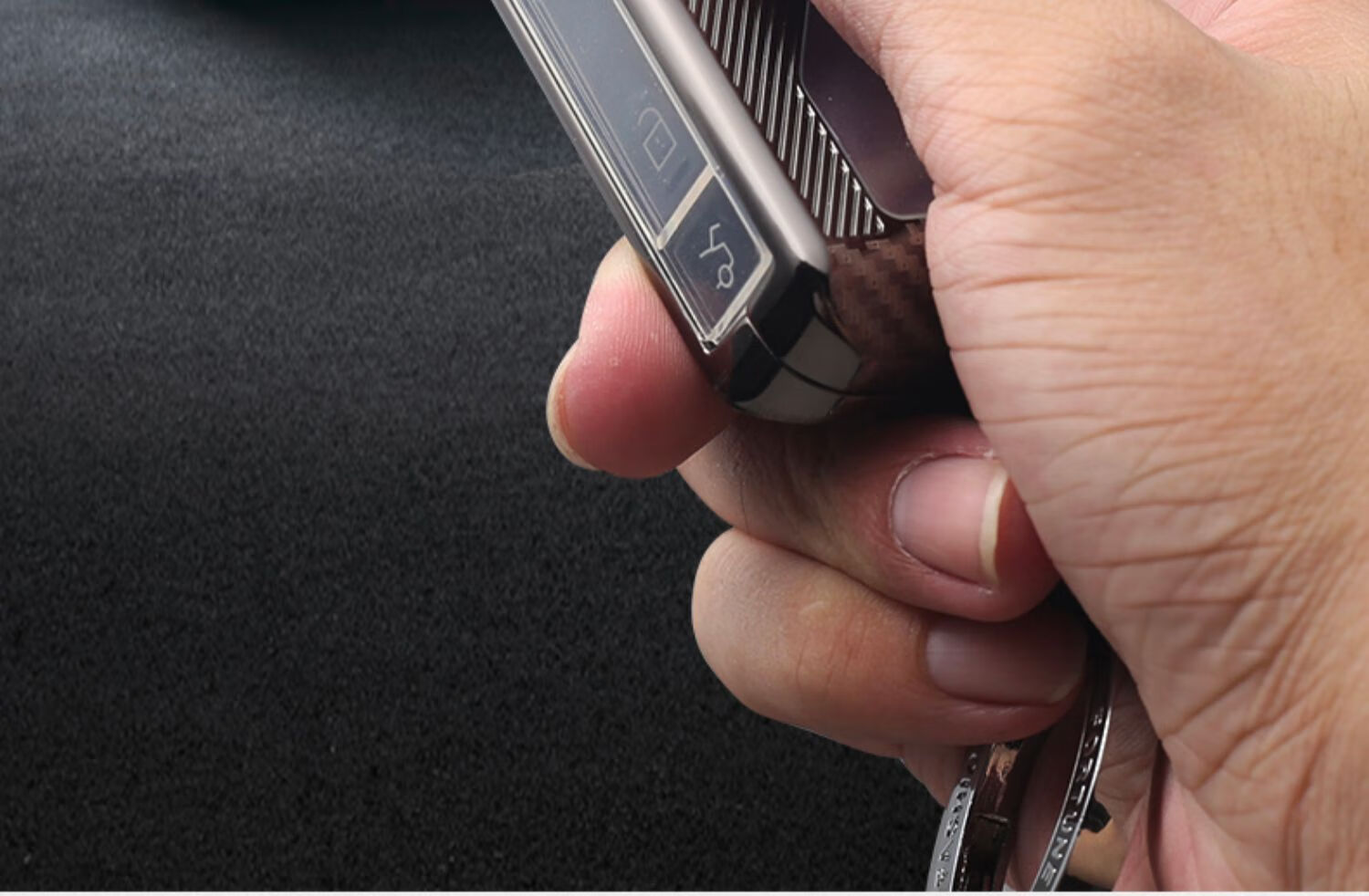 2022款领克05钥匙套领克06耀halo专用汽车壳包扣phev合金属碳纤纹镭射