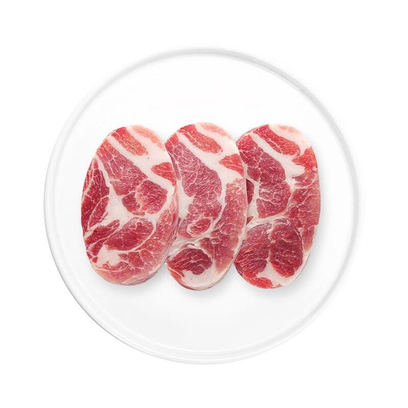 【小袁推荐】生梅花肉猪颈肉猪肩肉生猪肉精品去皮去骨梅花肉5斤【10