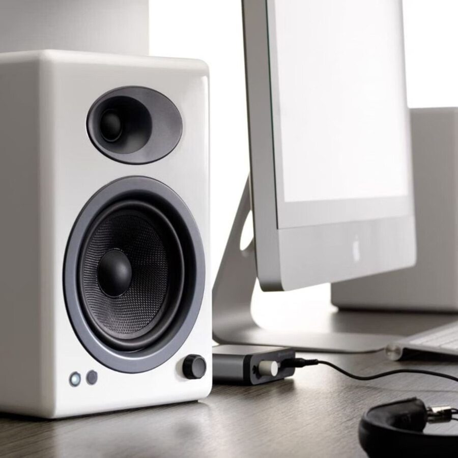 声擎(audioengine) a5 家用书架式音响音箱 家庭音乐音箱 usb有线接口