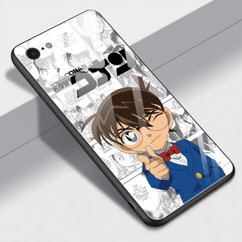 适用名侦探柯南苹果8/7/6/6s/plus手机壳iphone8p怪盗基德7p工藤新一