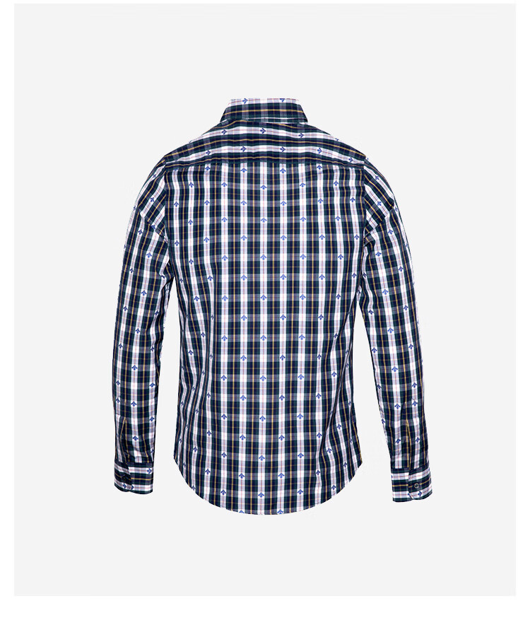 海外仓现货gucci古驰衬衫男士时尚商务休闲翻领小蜜蜂格纹衬衫445991z