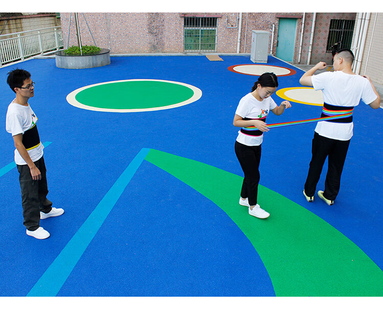 炫固转布条跑男室内年会游戏道具户外趣味团建拓展活动爱的魔力转圈圈