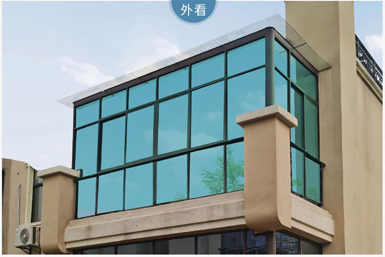 碧琢单向透视防隐私隔热膜窗户防晒玻璃膜贴纸贴膜家用遮阳遮光窗贴纸