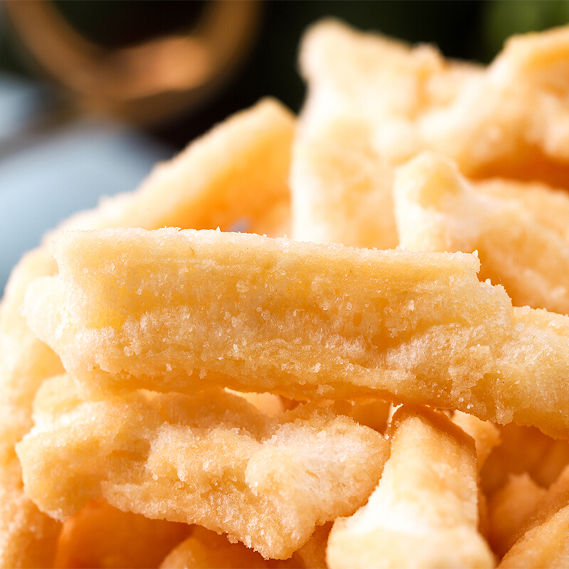 阳帆嵊州特产淡米香油炸年糕条片即食麻糍胖网红条特色虎皮零食300gh