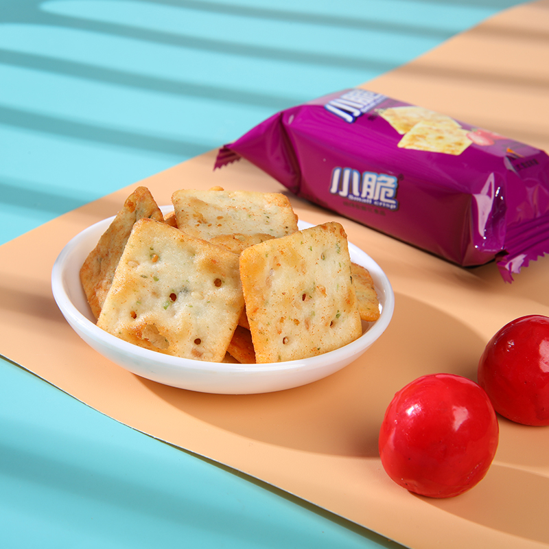 好物推荐泡吧小脆薯片非油炸膨化解馋零食品小吃烧烤番茄海苔芝麻饼干