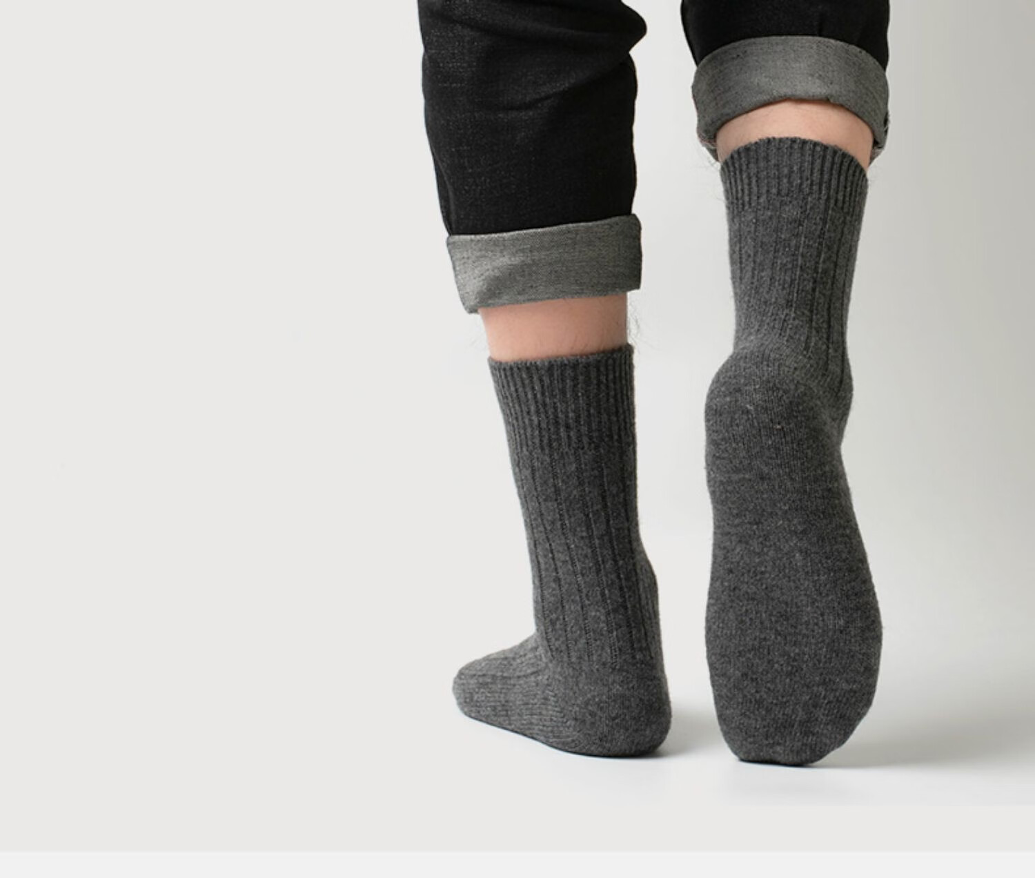 皮尔卡丹pierrecardin男士羊毛袜子加厚保暖冬季袜子秋冬羊毛袜男厚