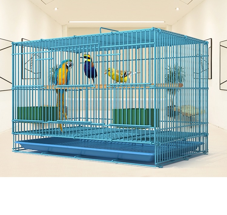 不锈钢鸟笼网片鸟笼鹦鹉笼子玄凤虎皮鹩哥绣眼繁殖金属网片大号八哥