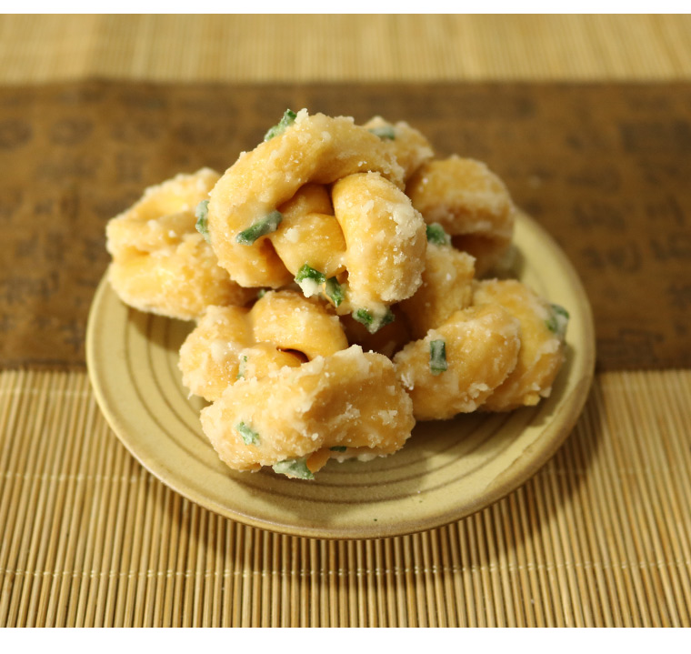 潮之选手工麻花甜味葱香小麻花168g潮汕特产油索香葱味