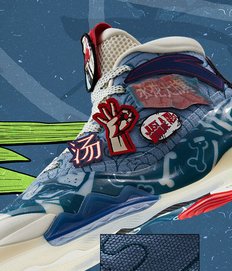 kt6安踏篮球鞋男汤普森中国汤配色高帮篮球鞋2021秋冬季缓震支撑实战