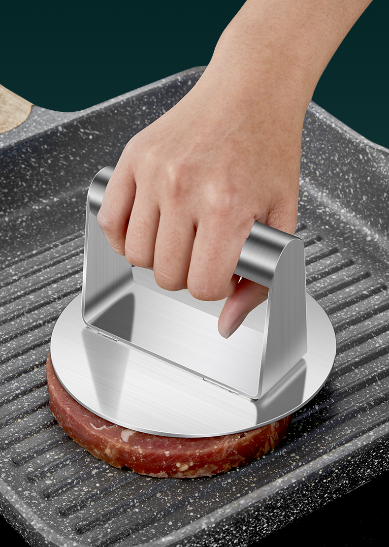 虎晏压饼器316不锈钢圆形压饼器饺子皮面食按压器烙饼家用模具316