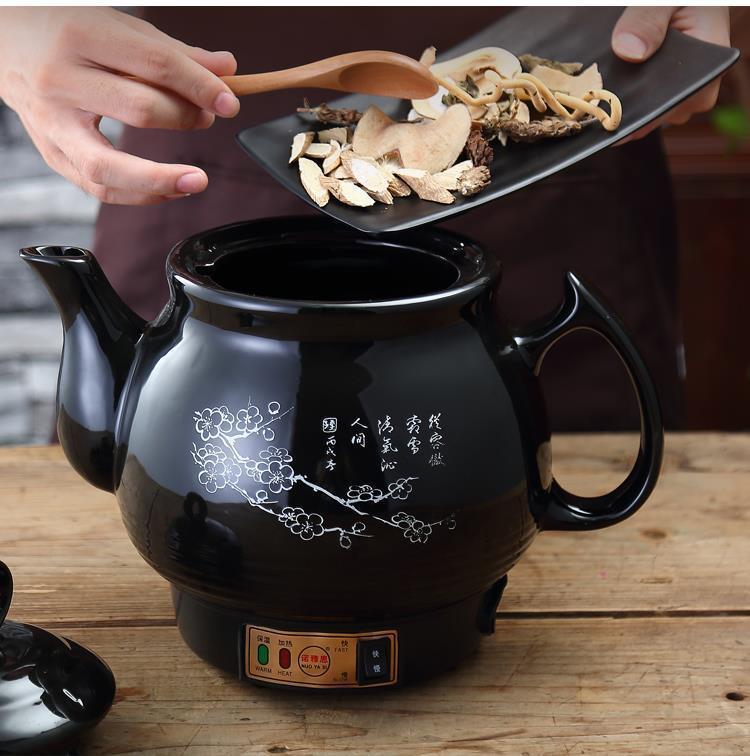 煮煲炖中药熬中药砂锅煎药壶电沙锅老式全自动熬药罐家用煲汤罐子3l