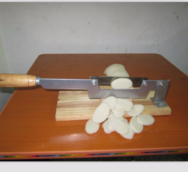 醉器妙中药切片机切阿胶糕刀家用手动中药材铡刀机切鹿茸灵芝片刀具牛