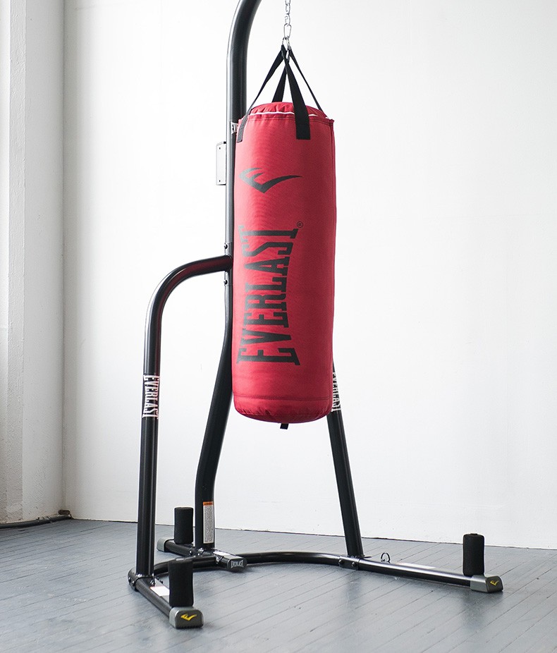 everlast拳击沙袋散打吊式家用儿童拳馆跆拳道训练器材发泄沙包袋黑