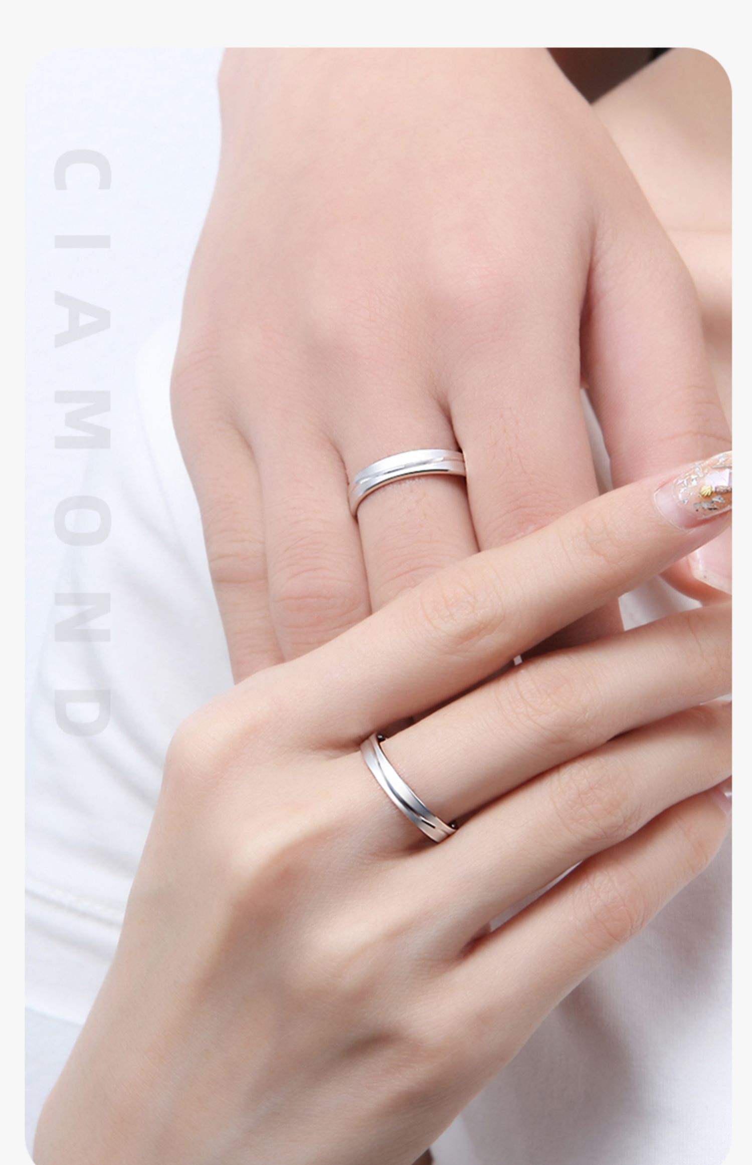 老凤凰款pt950铂金戒指情侣对戒结婚白金戒指素圈男女款订婚戒 情牵