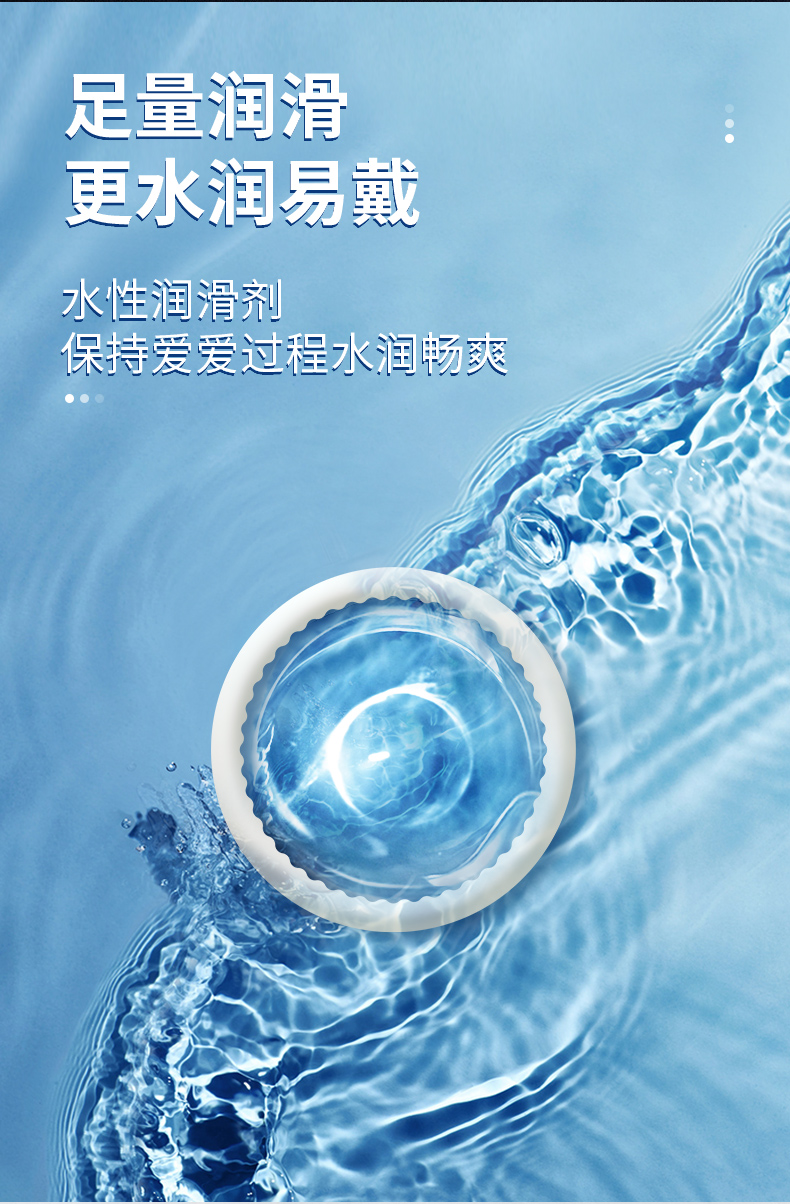 名流001玻尿酸避孕套超薄001情趣颗粒安全套子男用送同款2只6合一24只