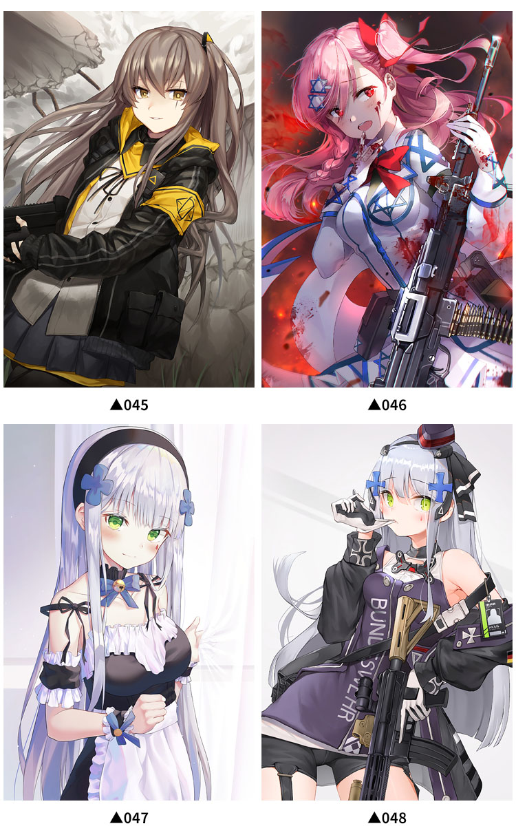 2022新款少女前線德皇kar98k hk416g41g11ump45周邊掛畫海報牆壁紙316