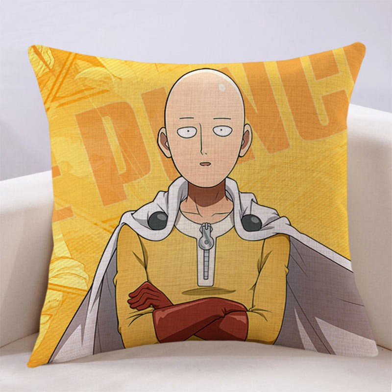 迪士尼disney一拳超人龙卷抱枕二次元周边埼玉杰诺斯战栗的沙发亚麻