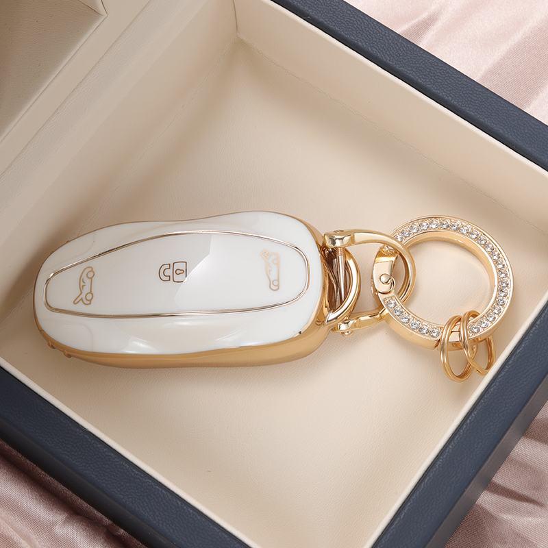 qefh适用于特斯拉model3钥匙套model丫遥控models硅胶3实体钥匙包壳女