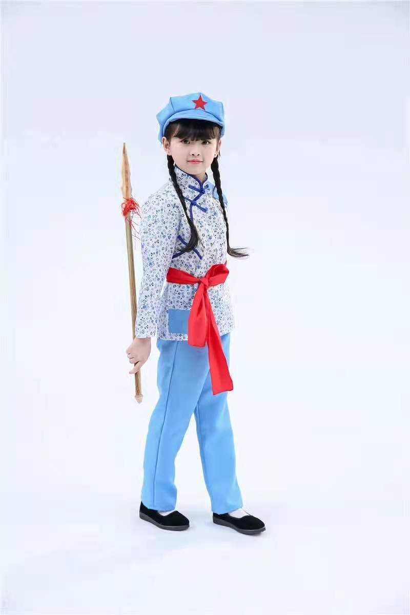 酷士凡王二小表演服儿童老百姓衣服演出服装农民村民村姑王小二服装