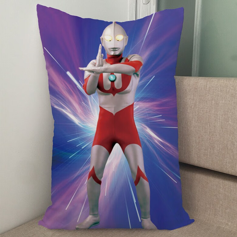 2022新款银河奥特曼等身儿童枕头赛罗超人迪迦靠垫抱枕陪睡定制男孩