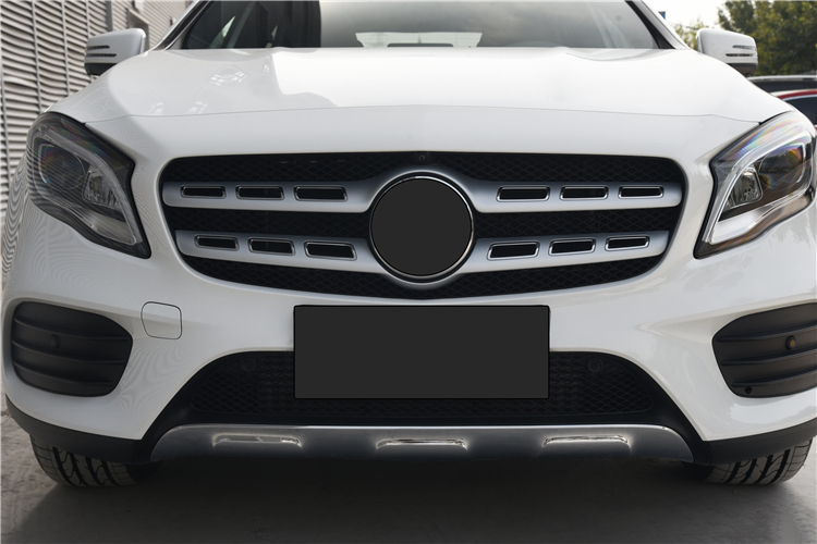 大亦 适用奔驰gla前保险杠gla200镀铬电镀护板gla220防撞w156装饰亮条