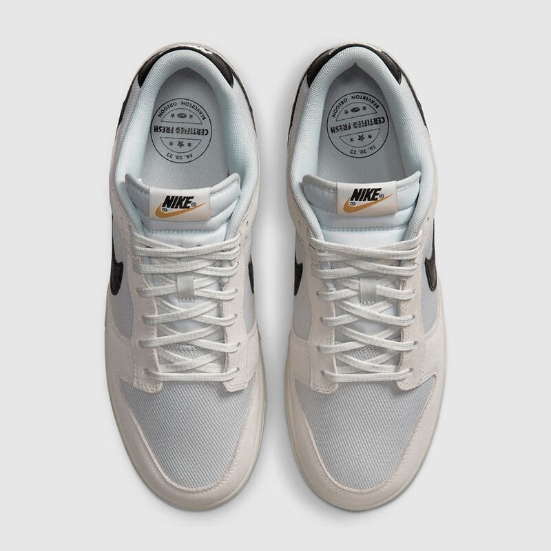 耐克nike男鞋dunk low 黑灰 男子低帮 复古 休闲 板鞋 do9776-001 42