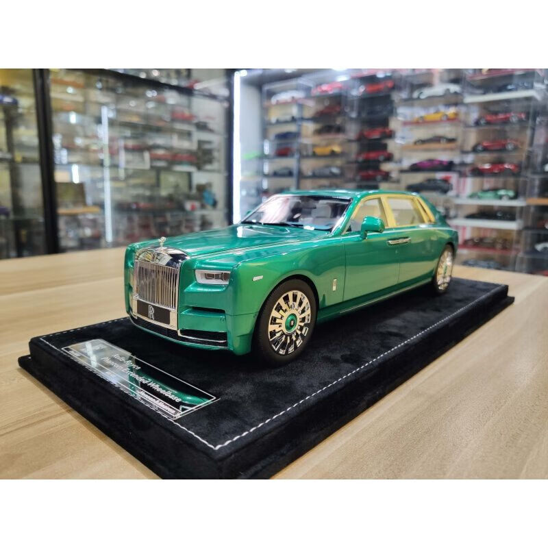 定制2020款劳斯莱斯加长版幻影仿真汽车模型118礼品车hhmodel 中国红