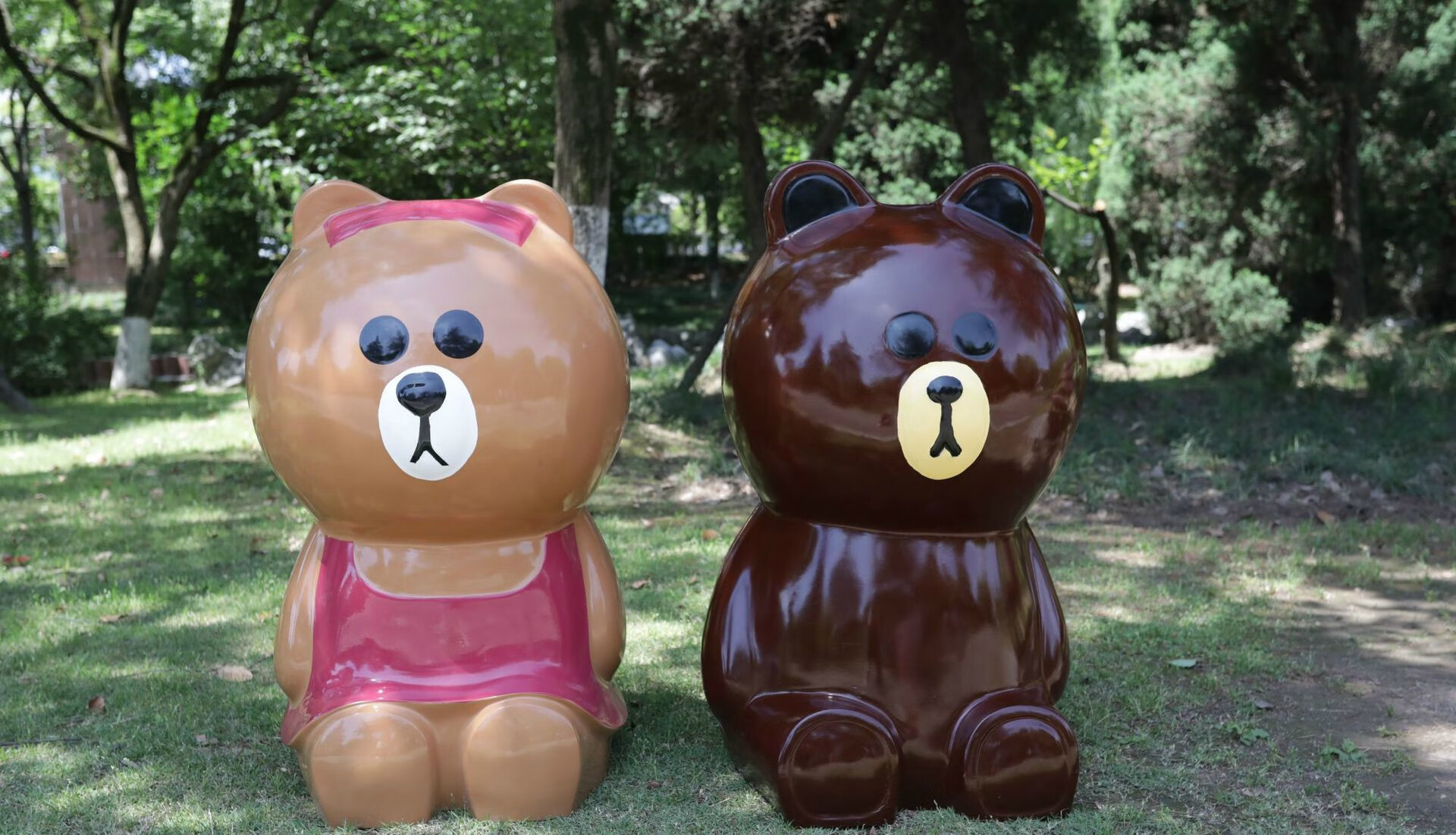 定制幼儿园定制室外动物玻璃钢垃圾桶卡通雕塑广场景观垃圾箱果皮箱