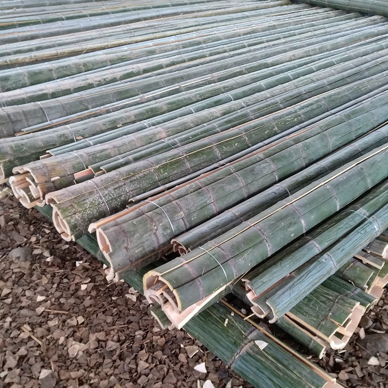 麦桑荷竹片竹条菜棚架子蔬菜大棚菜棚小拱棚竹坯子毛竹片隔断骨架竹子