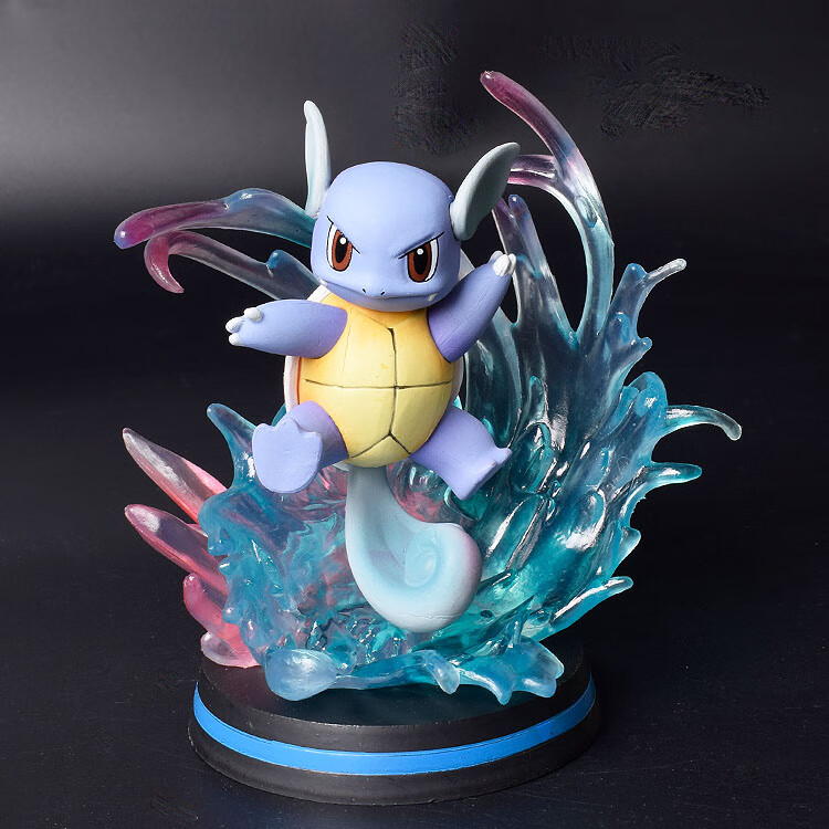 精灵宝可梦手办同款 甲贺忍蛙宠物小精灵仙子伊布神奇贝 场景摆件 叶