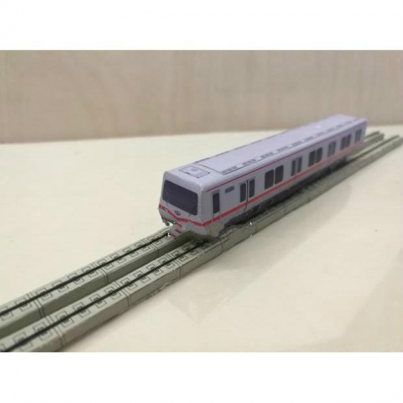 定制列车纸模型比例北京地铁1号线列车模型3纸模手工高铁地铁模型铁路