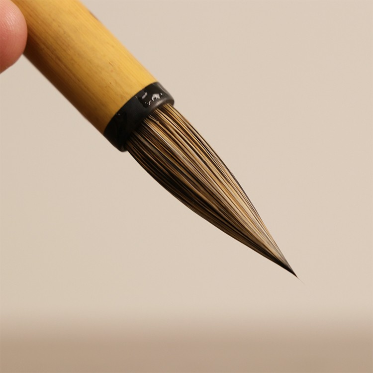 三舍竹影短锋纯兔毫毛笔二王手札小行书行楷专用米芾赵孟頫书法专业级