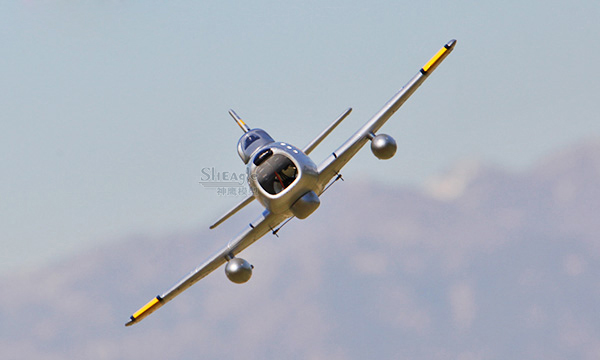 固定翼航空模型神鷹f86佩涵道遙控飛機航模戰鬥機11葉50mm 銀色 整機