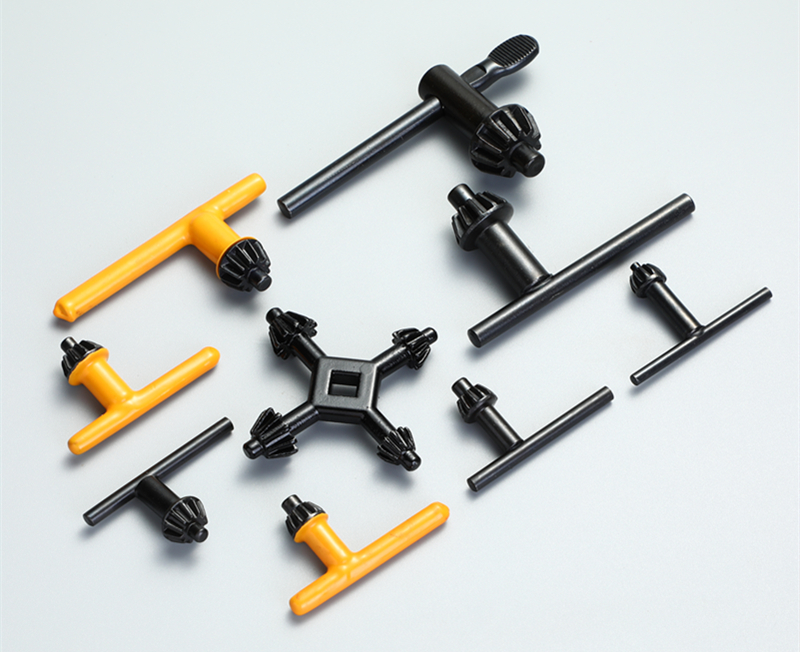 手电钻钥匙钻夹头钻头扳手冲击钻角磨机转头台钻电磨电钻配件黑色4mm