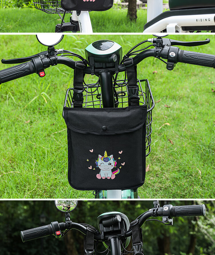 电动车挂物包电瓶车前置物箱电车储物兜盒收纳防水挂袋手机包神器