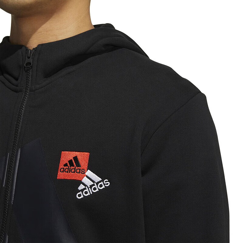 (adidas)adidas adidas阿迪达斯训练针织夹克男冬季新款时尚跑步运动