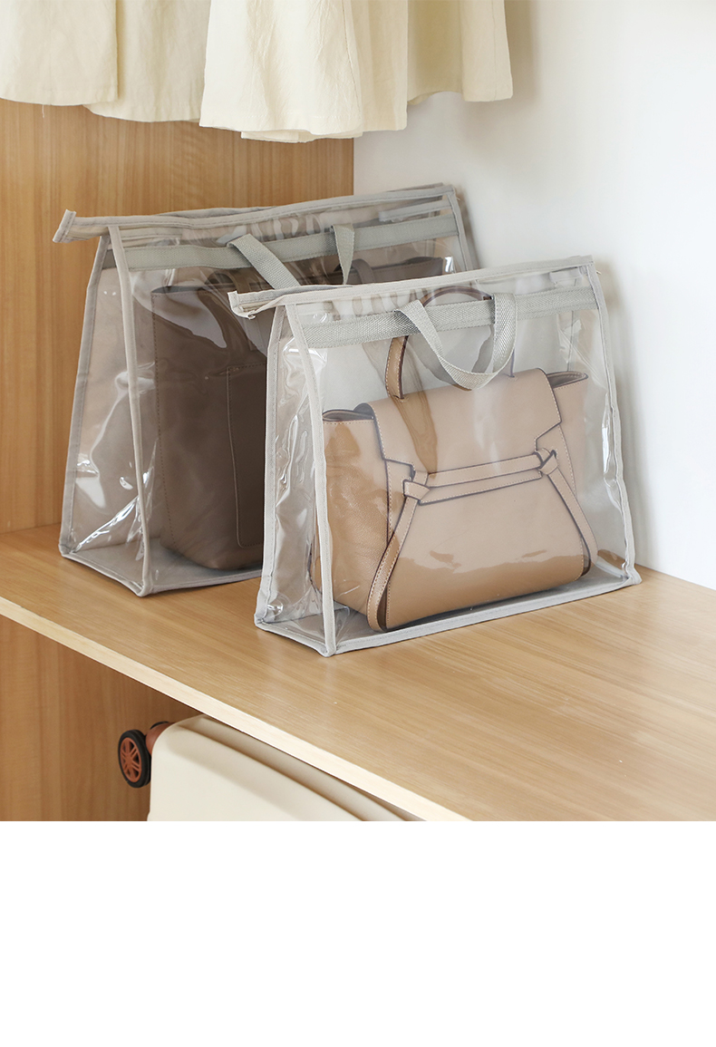 透明防潮包包防尘袋衣柜密封整理收纳袋保护神器悬挂式挂袋包xxl长50